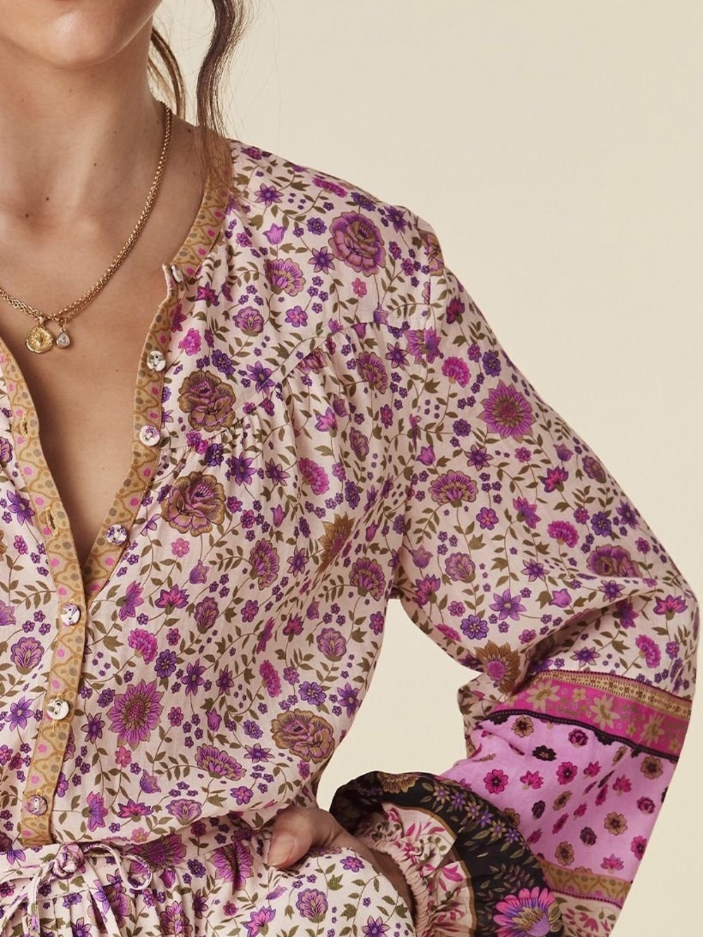 Spell Lady Untamed Blouse - Lavender - M